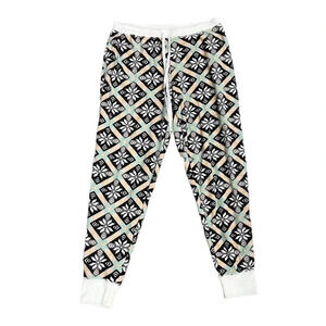 PJ Couture Geometric Print Pajama Pants M